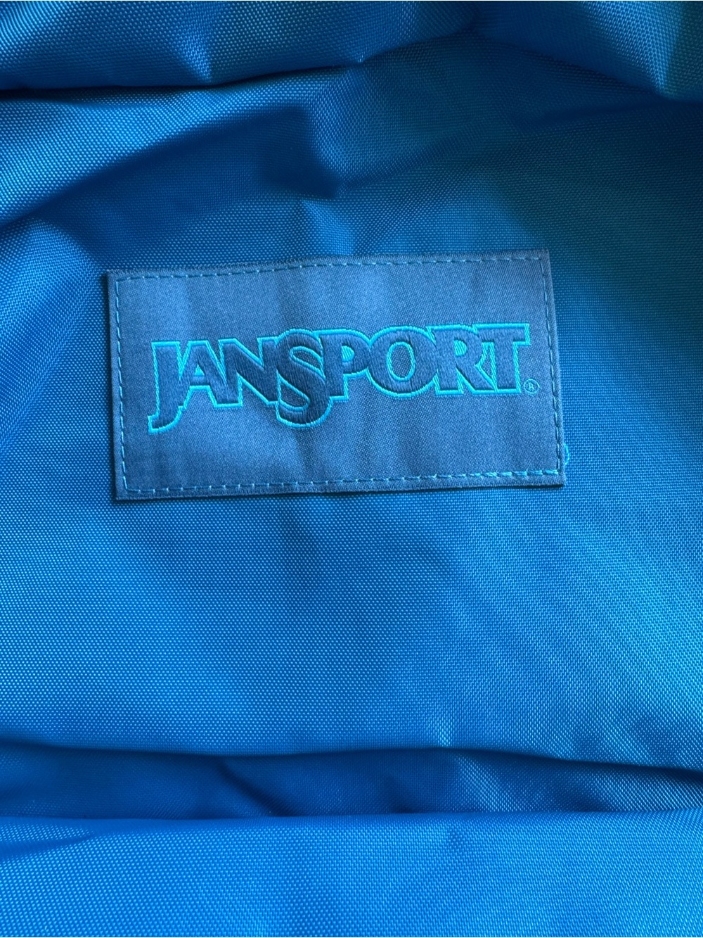JanSport Mono SuperBreak 25L Backpack Blue Jay NWT Brand New Laptop Sleeve - Picture 3 of 7